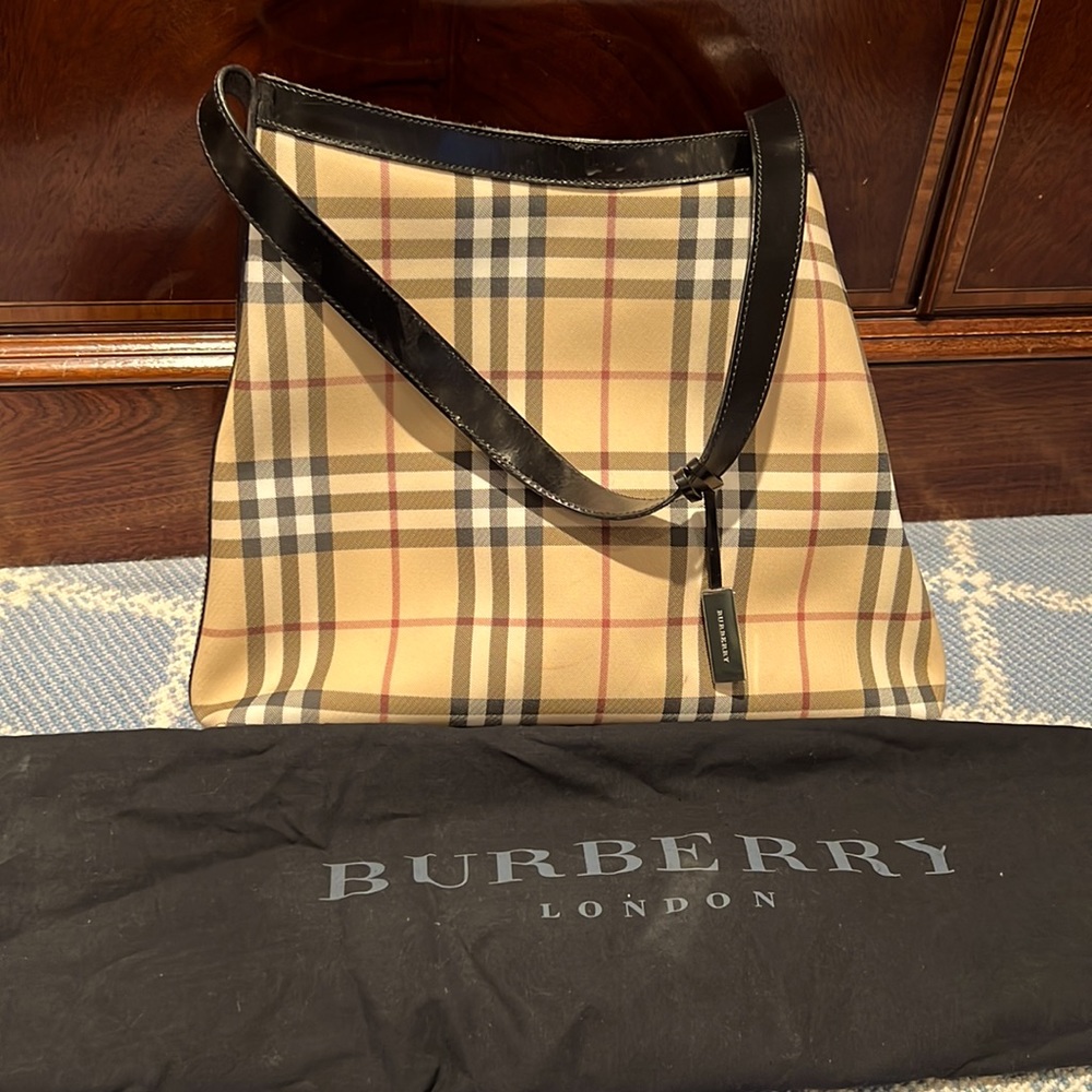 Burberry Shoulder Bag with original dust bag.